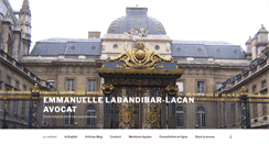 Desktop Screenshot of lacan-avocat.com